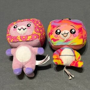 Lankybox Plush Toy Set Rainbow & Donut